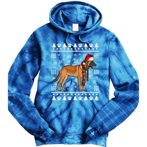 Belgian Malinoi Dog Santa Hat Xmas Ugly Christmas Cool Gift Tie Dye Hoodie