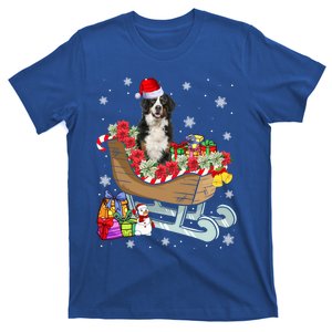 Bernese Mountain Dog Christmas Santa Hat Xmas Puppy Lover Great Gift T-Shirt