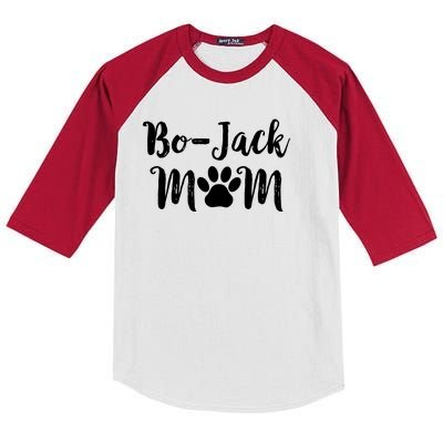 BoJack Mom Dog Lover Women Long Sleeve Kids Colorblock Raglan Jersey