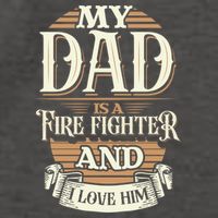Because My Dad Is A Fire Fighter Thats Why I Love Him A Lot Gift Vector Backpack