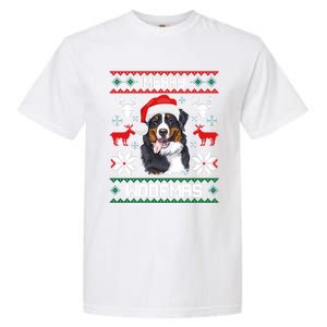 Bernese Mountain Dog Gift For Merry Christmas Woofmas Berner Garment-Dyed Heavyweight T-Shirt