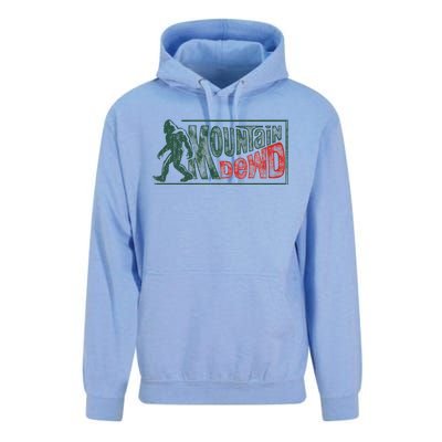 Bigfoot Mountain Dude Hiking Camping Unisex Surf Hoodie