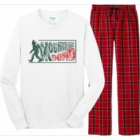 Bigfoot Mountain Dude Hiking Camping Long Sleeve Pajama Set