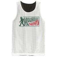 Bigfoot Mountain Dude Hiking Camping Mesh Reversible Basketball Jersey Tank