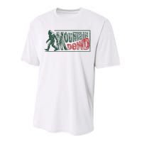 Bigfoot Mountain Dude Hiking Camping Performance Sprint T-Shirt