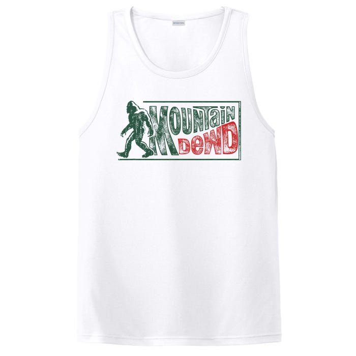 Bigfoot Mountain Dude Hiking Camping PosiCharge Competitor Tank