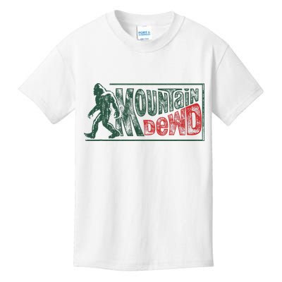 Bigfoot Mountain Dude Hiking Camping Kids T-Shirt