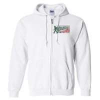 Bigfoot Mountain Dude Hiking Camping Full Zip Hoodie