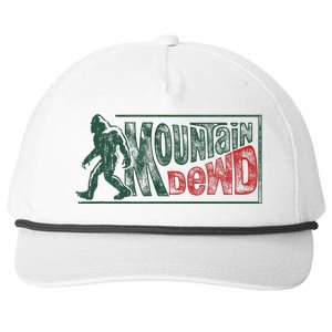 Bigfoot Mountain Dude Hiking Camping Snapback Five-Panel Rope Hat