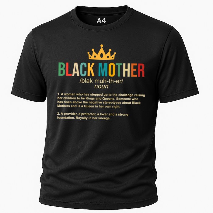 Black Mother Definition Crown Cooling Performance Crew T-Shirt