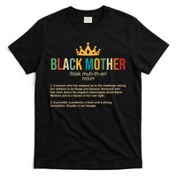 Black Mother Definition Crown T-Shirt