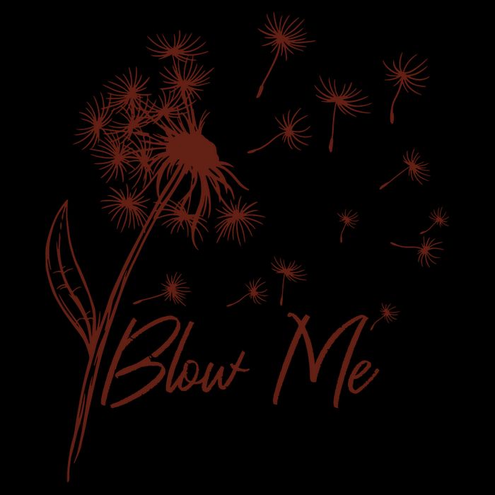 Blow Me Dandelion Funny Premium T-Shirt