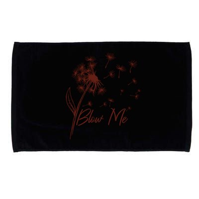 Blow Me Dandelion Funny Microfiber Hand Towel