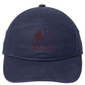 Blow Me Dandelion Funny 7-Panel Snapback Hat