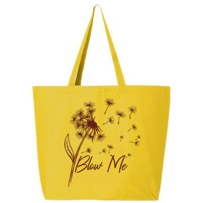 Blow Me Dandelion Funny 25L Jumbo Tote