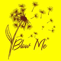 Blow Me Dandelion Funny Womens T-Shirt