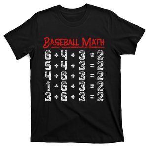 Baseball Math Double Play Kids T-Shirt