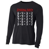 Baseball Math Double Play Kids Cooling Performance Long Sleeve Crew