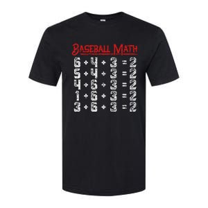 Baseball Math Double Play Kids Softstyle CVC T-Shirt