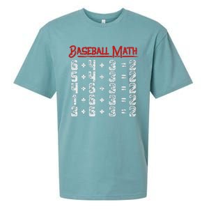 Baseball Math Double Play Kids Sueded Cloud Jersey T-Shirt