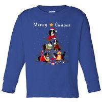 Bernese Mountain Dog Christmas Tree Xmas Gift Toddler Long Sleeve Shirt