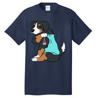 Bernese Mountain Dog I Love Dad Funny Dog Tall T-Shirt