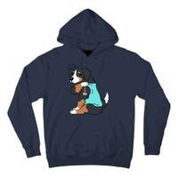 Bernese Mountain Dog I Love Dad Funny Dog Tall Hoodie