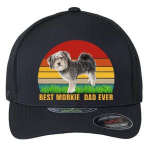 Best Morkie Dad Ever Dog For Papa Gift Flexfit Unipanel Trucker Cap