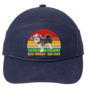 Best Morkie Dad Ever Dog For Papa Gift 7-Panel Snapback Hat