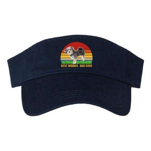 Best Morkie Dad Ever Dog For Papa Gift Valucap Bio-Washed Visor