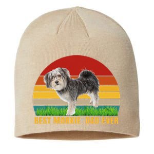 Best Morkie Dad Ever Dog For Papa Gift Sustainable Beanie