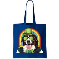 Bernese Mountain Dog Leprechaun Funny St Patricks Day Gift Tote Bag