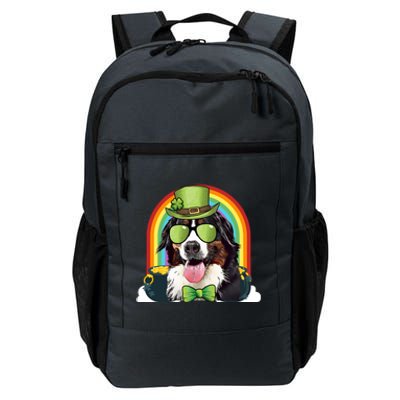 Bernese Mountain Dog Leprechaun Funny St Patricks Day Gift Daily Commute Backpack