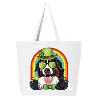 Bernese Mountain Dog Leprechaun Funny St Patricks Day Gift 25L Jumbo Tote