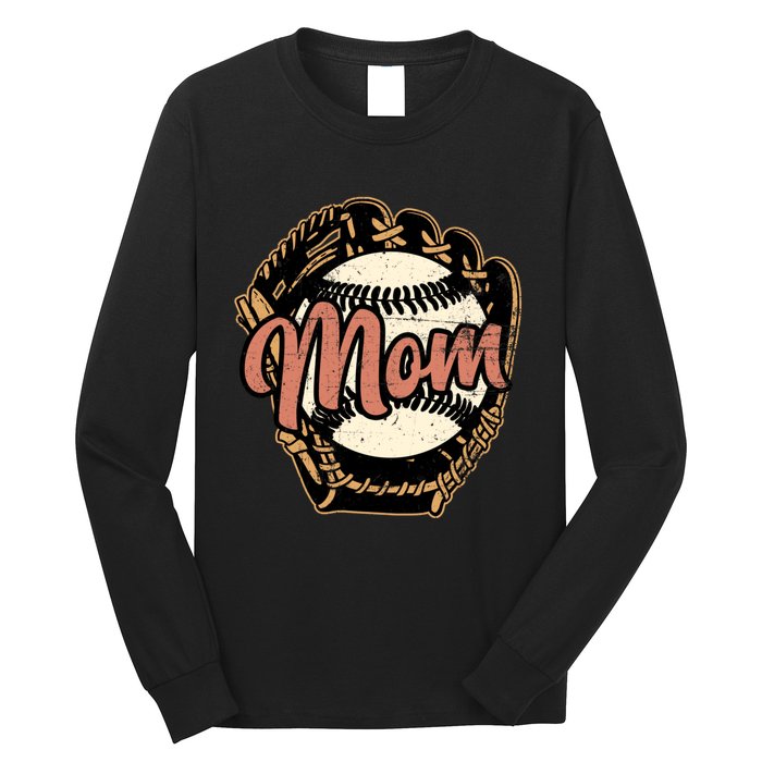 Baseball Mom Design, Wo Baseball Design, Baseball Lover Long Sleeve Shirt