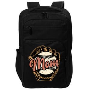 Baseball Mom Design, Wo Baseball Design, Baseball Lover Impact Tech Backpack