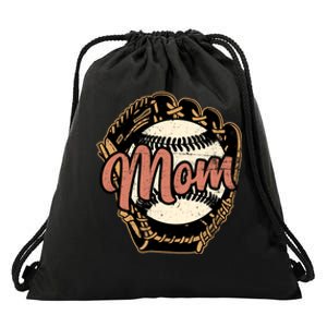 Baseball Mom Design, Wo Baseball Design, Baseball Lover Drawstring Bag