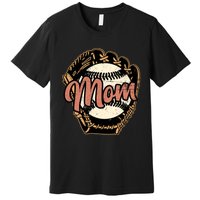 Baseball Mom Design, Wo Baseball Design, Baseball Lover Premium T-Shirt