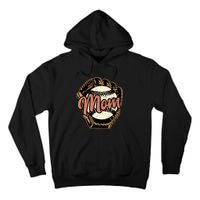 Baseball Mom Design, Wo Baseball Design, Baseball Lover Tall Hoodie