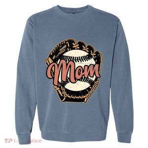 Baseball Mom Design, Wo Baseball Design, Baseball Lover Garment-Dyed Sweatshirt