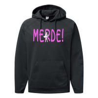 Ballet Merde Dancing Break A Leg Performance Fleece Hoodie