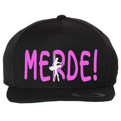 Ballet Merde Dancing Break A Leg Wool Snapback Cap