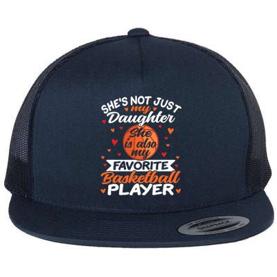 Basketball Mom Dad Flat Bill Trucker Hat