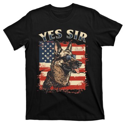 Belgian Malinois Dog Breed Yes Sir T-Shirt