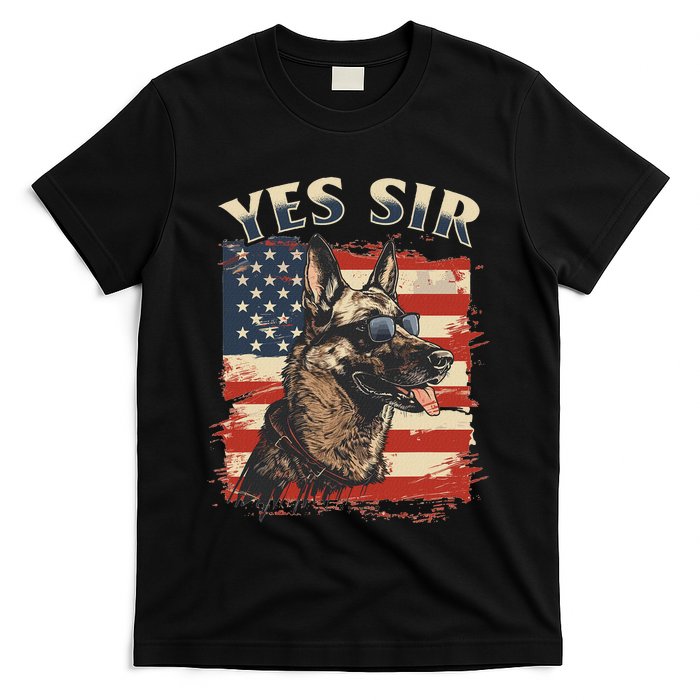 Belgian Malinois Dog Breed Yes Sir T-Shirt