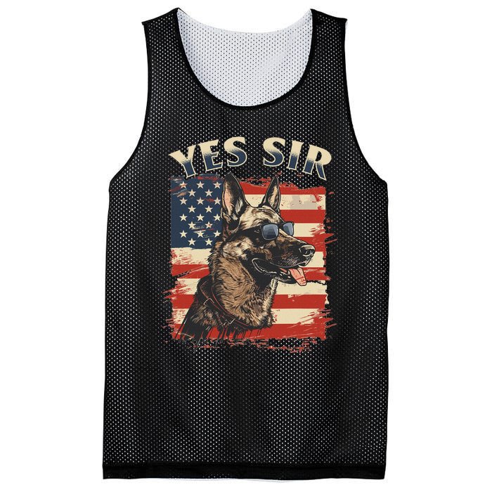 Belgian Malinois Dog Breed Yes Sir Mesh Reversible Basketball Jersey Tank