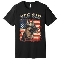 Belgian Malinois Dog Breed Yes Sir Premium T-Shirt