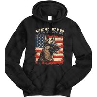 Belgian Malinois Dog Breed Yes Sir Tie Dye Hoodie