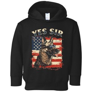 Belgian Malinois Dog Breed Yes Sir Toddler Hoodie