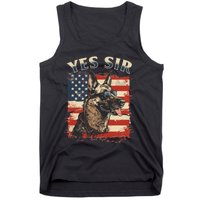 Belgian Malinois Dog Breed Yes Sir Tank Top